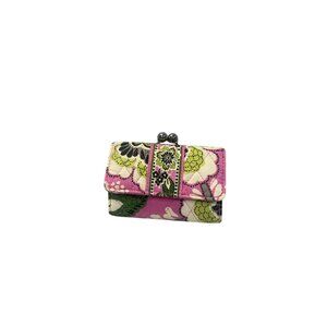 Vera Bradley Kisslock Wallet - Retired Pricilla Pink
